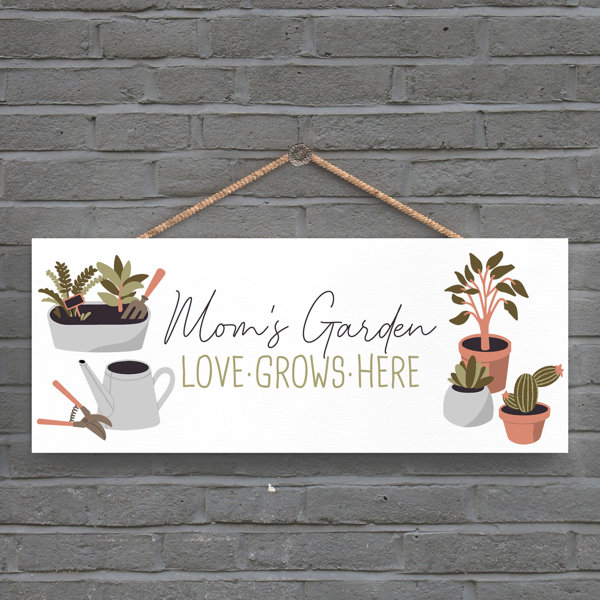 Maturi Garden Moms Garden Love Grows Here Signs And Plaques Uk